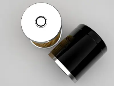Car Oil Filters 3D model