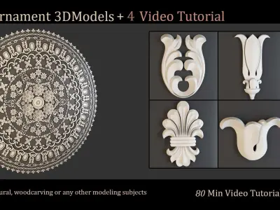 50 Ornament 3D Models Free 3D model