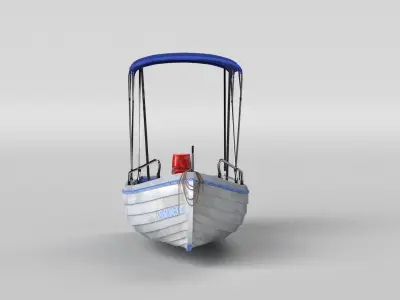 motor boat 3D model
