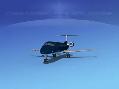 Embraer ERJ-140 Atlantic Air 3D model