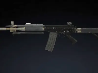 FARA 83 Low Poly Low-poly 3D model