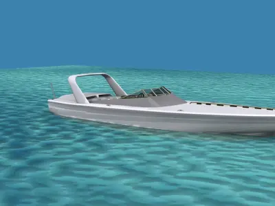 Phazer 38 Cigarette Boat V00 3D model