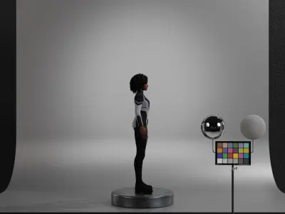 Spectrum Low-poly 3D model