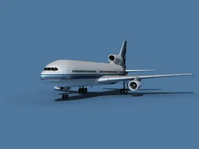 Lockheed L-1011-50 Corporate 3 3D model
