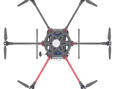 Dji s900 drone vray 3d model 3D model
