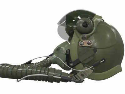 Pilot helmet jc-4 3D model