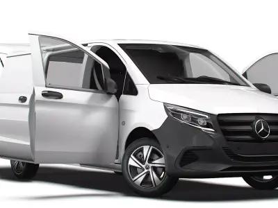 Mercedes Benz Vito Valve L2 HQ Interior 2025 3D model