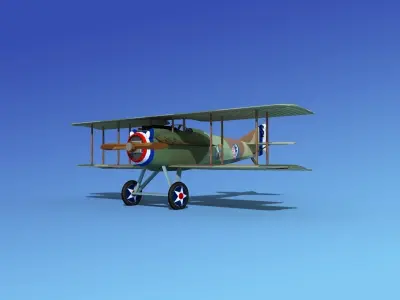 SPAD VII 3D model