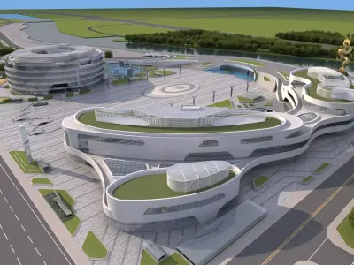 Commercial Complex 2 3D model