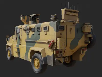 BMC - Kirpi 2 Low-poly 3D model