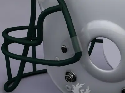 New York Jets official game helmet 3D model