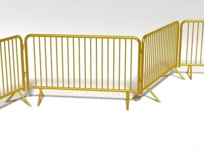 Crowd barrier Free 3D model