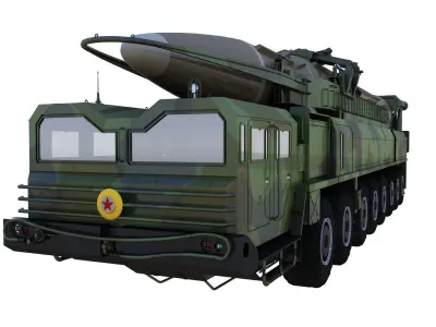 Hwaseong14 Missile launch vehicle 3D model