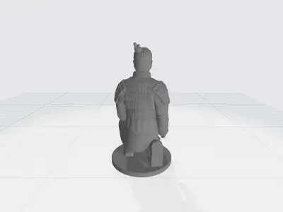 Terracotta Warriors Archer 3D Model 3D print model