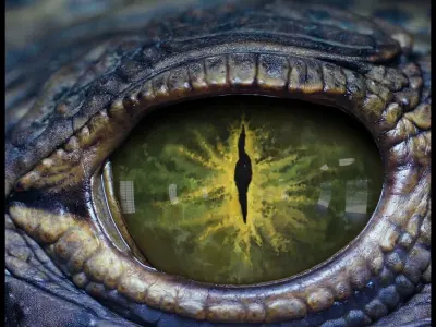 Creature eye Textures vol 01 3D model