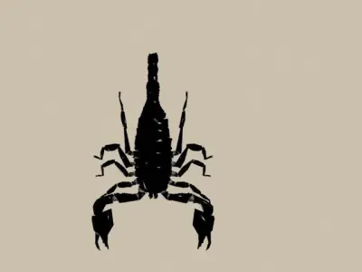 SCORPION LOW POLY 3D model