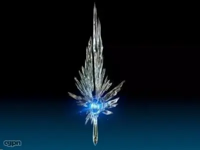 Soul Calibur Low-poly 3D model