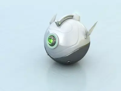 scifi sphere 3D model