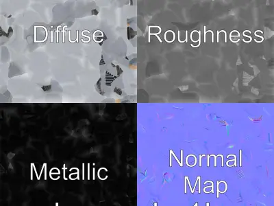 Silent Guardian Drone with Enhanced Visual Sensors Low-poly 3D model