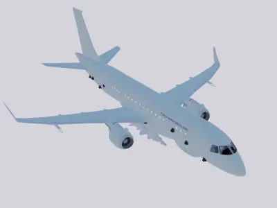 Embraer Maritime Patrol FAB Low-poly 3D model