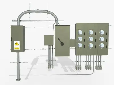 Electrical Box Collection 3D model