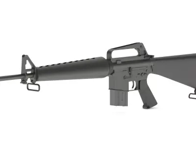 Assault Rifle Xm16E1  3D model