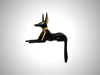 Egyptian Anubis Dog 3D model