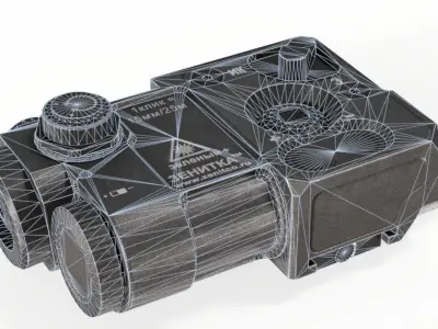 Russian Tactical Laser Low-poly 3D model