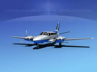 Cessna 404 Titan Southwest Tours 3D model