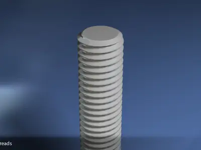 M10 Hex Bolt Free 3D model