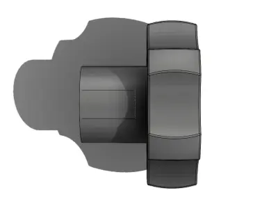 Manipulo Handle Merkbak MSF 4631 M8 3D model