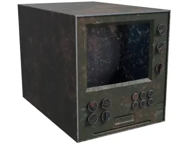 Military Device 02 - Low Poly Game Ready Low-poly 3D model