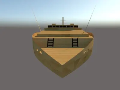 Coast Guard RC Boat 3D model