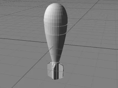Mortar Ammunition - Type M69 3D model
