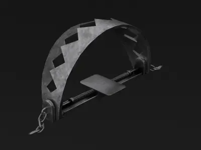 Latch Low-poly 3D model