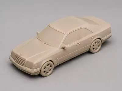 Mercedes-Benz W124 3D Printed Model  3D model