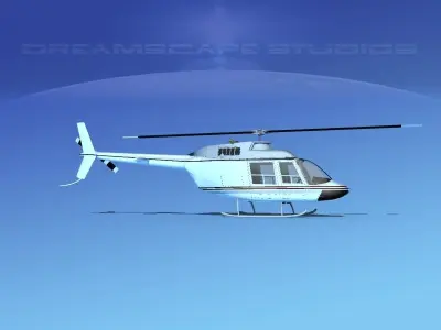 Bell 206 JetRanger V20 3D model