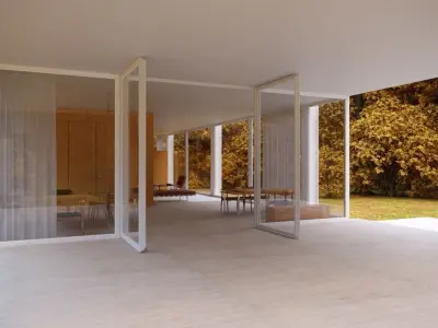 Farnsworth House 3D model