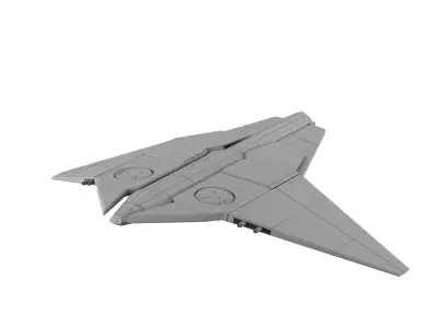 Drone star wars x-wing fighter 3D model