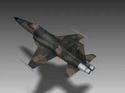 F-5E Tiger Brazil Low-poly 3D model