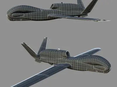 Global Hawk RQ-4A 3D model