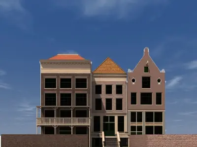 Amsterdam street 3D model