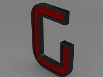 Italdesign Giugiaro logo 3D model