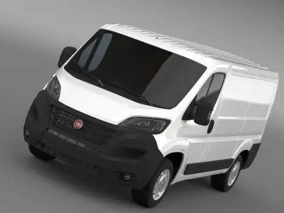 Fiat Ducato Van L1H1 2017 3D model