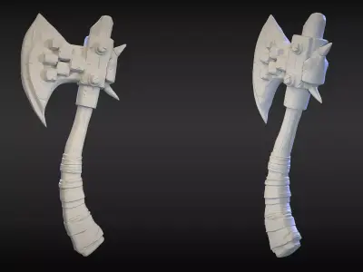 Stylized Axe 19 3D model