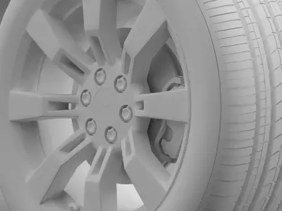 GMC Denali Hybrid wheel 3D model