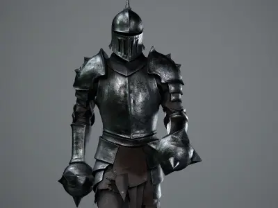 Iron Juggernaut Game Ready FREE Free low-poly 3D model