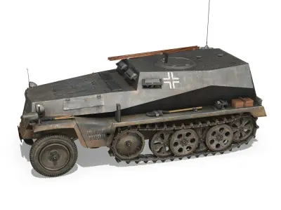 SDKFZ 253 - Beob Pz Wg - 11PD 3D model