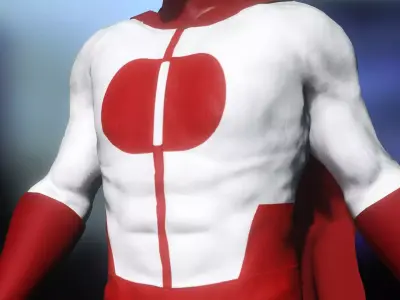 Omni-Man Low-poly 3D model