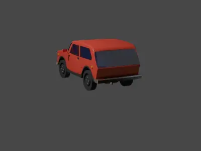 niva car 3D model